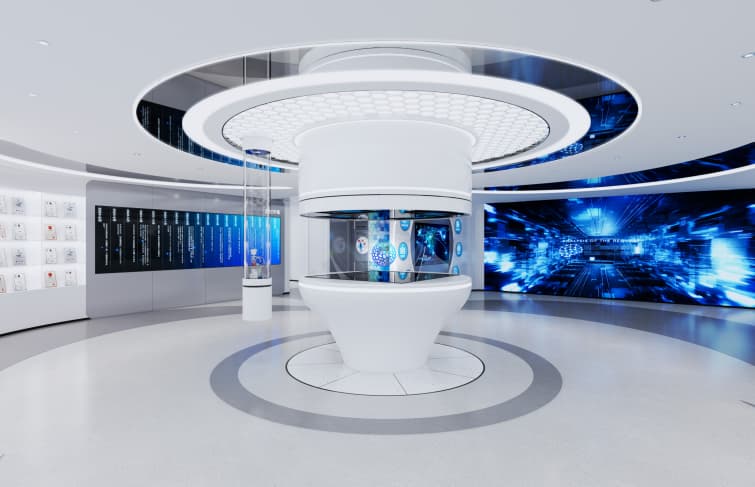 华龛生物企业展厅