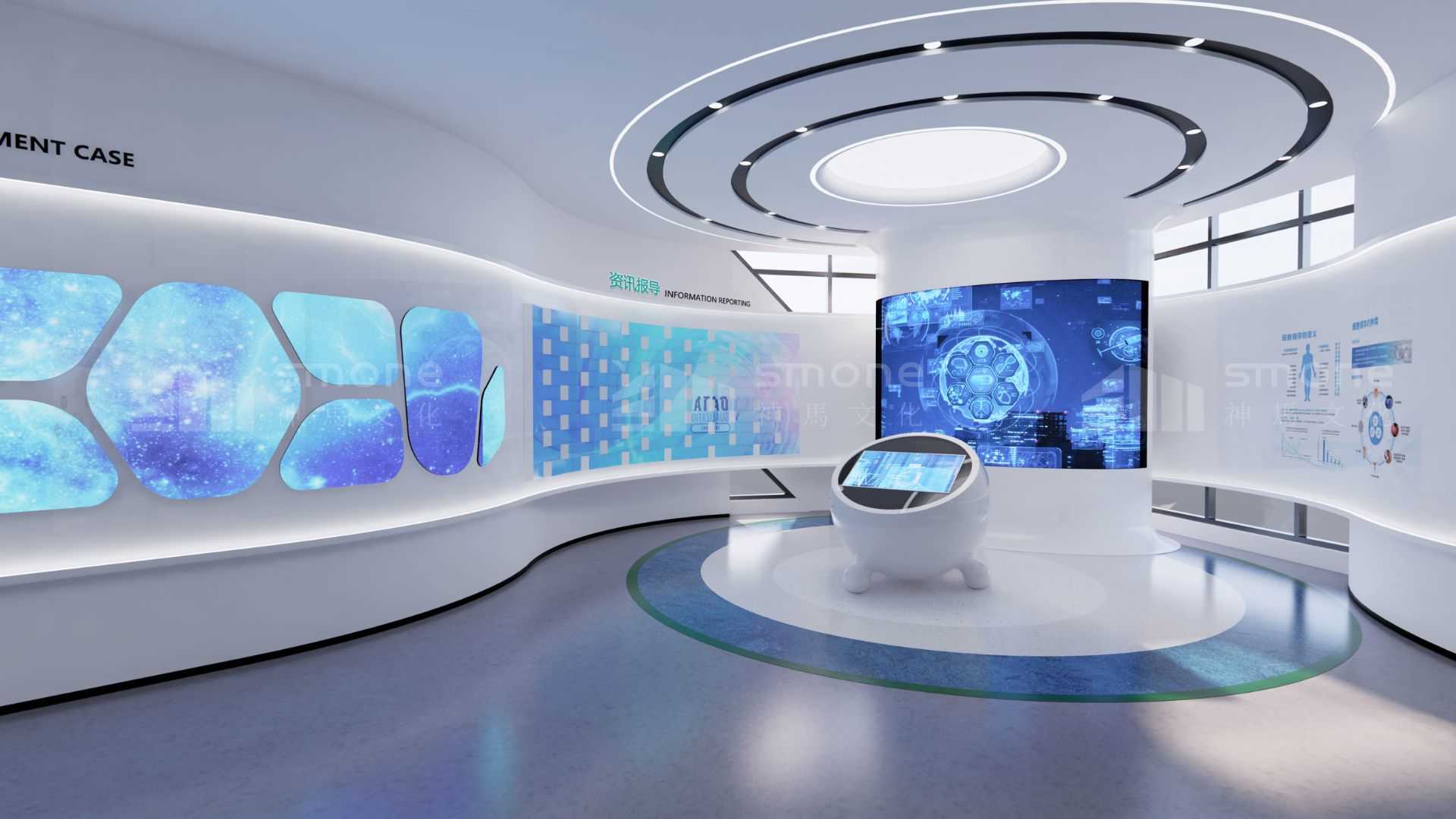 让干细胞展厅显得高级的秘诀——材料运用！